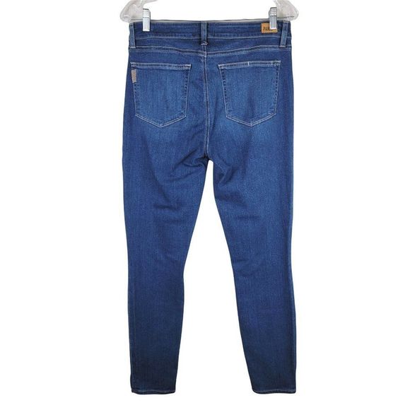 PAIGE Radko Blue Verdugo Ankle Skinny High Rise Jeans Size 30 with defects - Picture 4 of 13